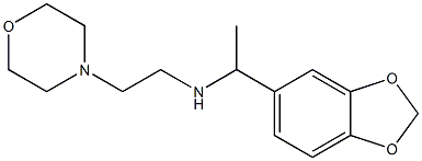 [1-(2H-1,3-benzodioxol-5-yl)ethyl][2-(morpholin-4-yl)ethyl]amine