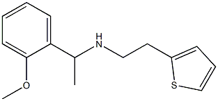 [1-(2-methoxyphenyl)ethyl][2-(thiophen-2-yl)ethyl]amine