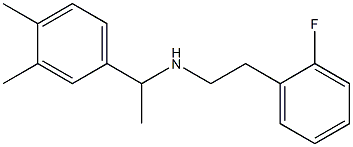  [1-(3,4-dimethylphenyl)ethyl][2-(2-fluorophenyl)ethyl]amine