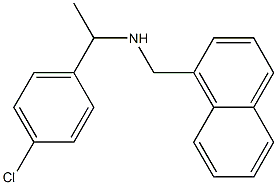  [1-(4-chlorophenyl)ethyl](naphthalen-1-ylmethyl)amine