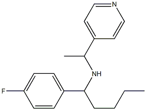 [1-(4-fluorophenyl)pentyl][1-(pyridin-4-yl)ethyl]amine