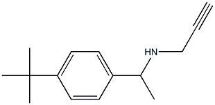 [1-(4-tert-butylphenyl)ethyl](prop-2-yn-1-yl)amine Struktur