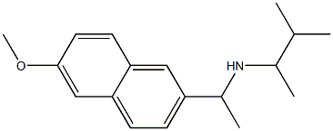  [1-(6-methoxynaphthalen-2-yl)ethyl](3-methylbutan-2-yl)amine