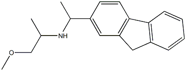[1-(9H-fluoren-2-yl)ethyl](1-methoxypropan-2-yl)amine 结构式