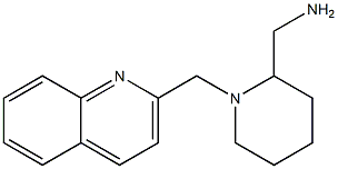 [1-(quinolin-2-ylmethyl)piperidin-2-yl]methanamine Structure