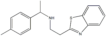 [2-(1,3-benzothiazol-2-yl)ethyl][1-(4-methylphenyl)ethyl]amine