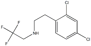 [2-(2,4-dichlorophenyl)ethyl](2,2,2-trifluoroethyl)amine Structure