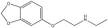[2-(2H-1,3-benzodioxol-5-yloxy)ethyl](ethyl)amine Struktur