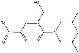 [2-(3,5-dimethylpiperidin-1-yl)-5-nitrophenyl]methanol
