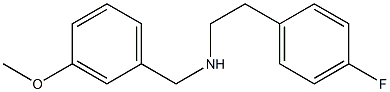 [2-(4-fluorophenyl)ethyl][(3-methoxyphenyl)methyl]amine|