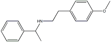 [2-(4-methoxyphenyl)ethyl](1-phenylethyl)amine|