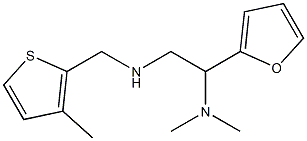 [2-(dimethylamino)-2-(furan-2-yl)ethyl][(3-methylthiophen-2-yl)methyl]amine Structure