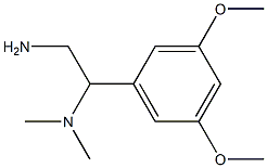 [2-amino-1-(3,5-dimethoxyphenyl)ethyl]dimethylamine,,结构式