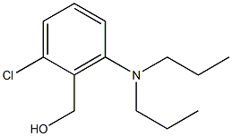 [2-chloro-6-(dipropylamino)phenyl]methanol,,结构式