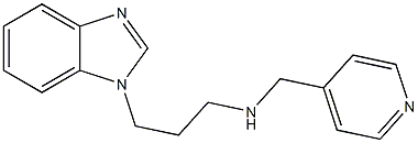 [3-(1H-1,3-benzodiazol-1-yl)propyl](pyridin-4-ylmethyl)amine Structure
