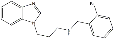 [3-(1H-1,3-benzodiazol-1-yl)propyl][(2-bromophenyl)methyl]amine