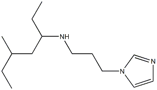 [3-(1H-imidazol-1-yl)propyl](5-methylheptan-3-yl)amine Structure