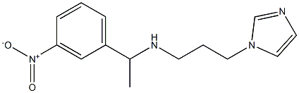 [3-(1H-imidazol-1-yl)propyl][1-(3-nitrophenyl)ethyl]amine Structure
