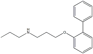 [3-(2-phenylphenoxy)propyl](propyl)amine Structure