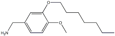 [3-(heptyloxy)-4-methoxyphenyl]methanamine 结构式