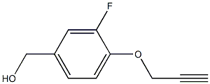 [3-fluoro-4-(prop-2-yn-1-yloxy)phenyl]methanol Structure