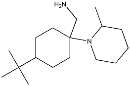 [4-tert-butyl-1-(2-methylpiperidin-1-yl)cyclohexyl]methanamine Struktur