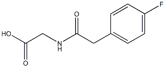  {[(4-fluorophenyl)acetyl]amino}acetic acid