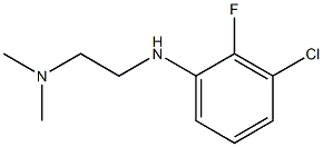 {2-[(3-chloro-2-fluorophenyl)amino]ethyl}dimethylamine,,结构式