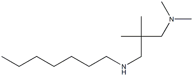 {2-[(heptylamino)methyl]-2-methylpropyl}dimethylamine 结构式