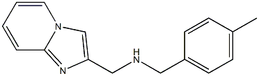 {imidazo[1,2-a]pyridin-2-ylmethyl}[(4-methylphenyl)methyl]amine Struktur
