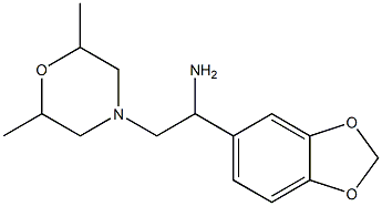 1-(1,3-benzodioxol-5-yl)-2-(2,6-dimethylmorpholin-4-yl)ethanamine
