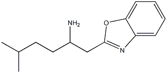 1-(1,3-benzoxazol-2-yl)-5-methylhexan-2-amine