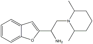 1-(1-benzofuran-2-yl)-2-(2,6-dimethylpiperidin-1-yl)ethan-1-amine