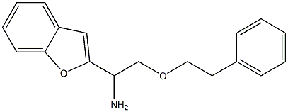 1-(1-benzofuran-2-yl)-2-(2-phenylethoxy)ethan-1-amine Struktur
