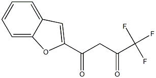 1-(1-benzofuran-2-yl)-4,4,4-trifluorobutane-1,3-dione Structure