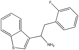 1-(1-benzothiophen-3-yl)-2-(2-fluorophenyl)ethan-1-amine