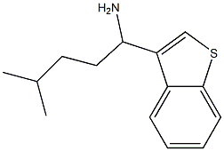 1-(1-benzothiophen-3-yl)-4-methylpentan-1-amine