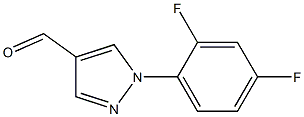 1-(2,4-difluorophenyl)-1H-pyrazole-4-carbaldehyde Structure