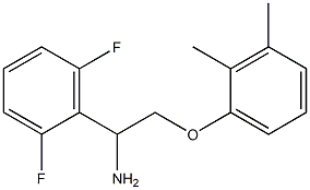 1-(2,6-difluorophenyl)-2-(2,3-dimethylphenoxy)ethanamine Struktur