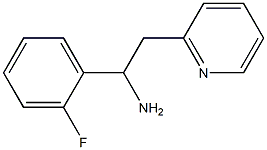 1-(2-fluorophenyl)-2-(pyridin-2-yl)ethan-1-amine Structure