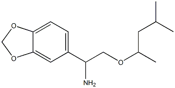1-(2H-1,3-benzodioxol-5-yl)-2-[(4-methylpentan-2-yl)oxy]ethan-1-amine