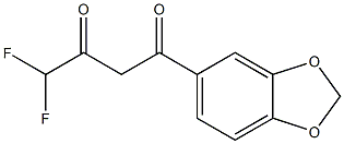 1-(2H-1,3-benzodioxol-5-yl)-4,4-difluorobutane-1,3-dione