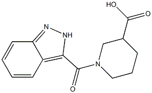1-(2H-indazol-3-ylcarbonyl)piperidine-3-carboxylic acid|