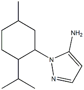 1-(2-isopropyl-5-methylcyclohexyl)-1H-pyrazol-5-amine Struktur