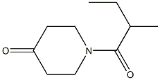 1-(2-methylbutanoyl)piperidin-4-one Structure