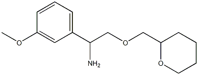 1-(3-methoxyphenyl)-2-(oxan-2-ylmethoxy)ethan-1-amine Struktur