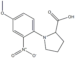 1-(4-methoxy-2-nitrophenyl)pyrrolidine-2-carboxylic acid
