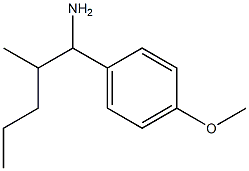 1-(4-methoxyphenyl)-2-methylpentan-1-amine Struktur