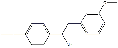 1-(4-tert-butylphenyl)-2-(3-methoxyphenyl)ethan-1-amine Struktur