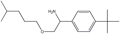 1-(4-tert-butylphenyl)-2-[(4-methylpentyl)oxy]ethan-1-amine Structure
